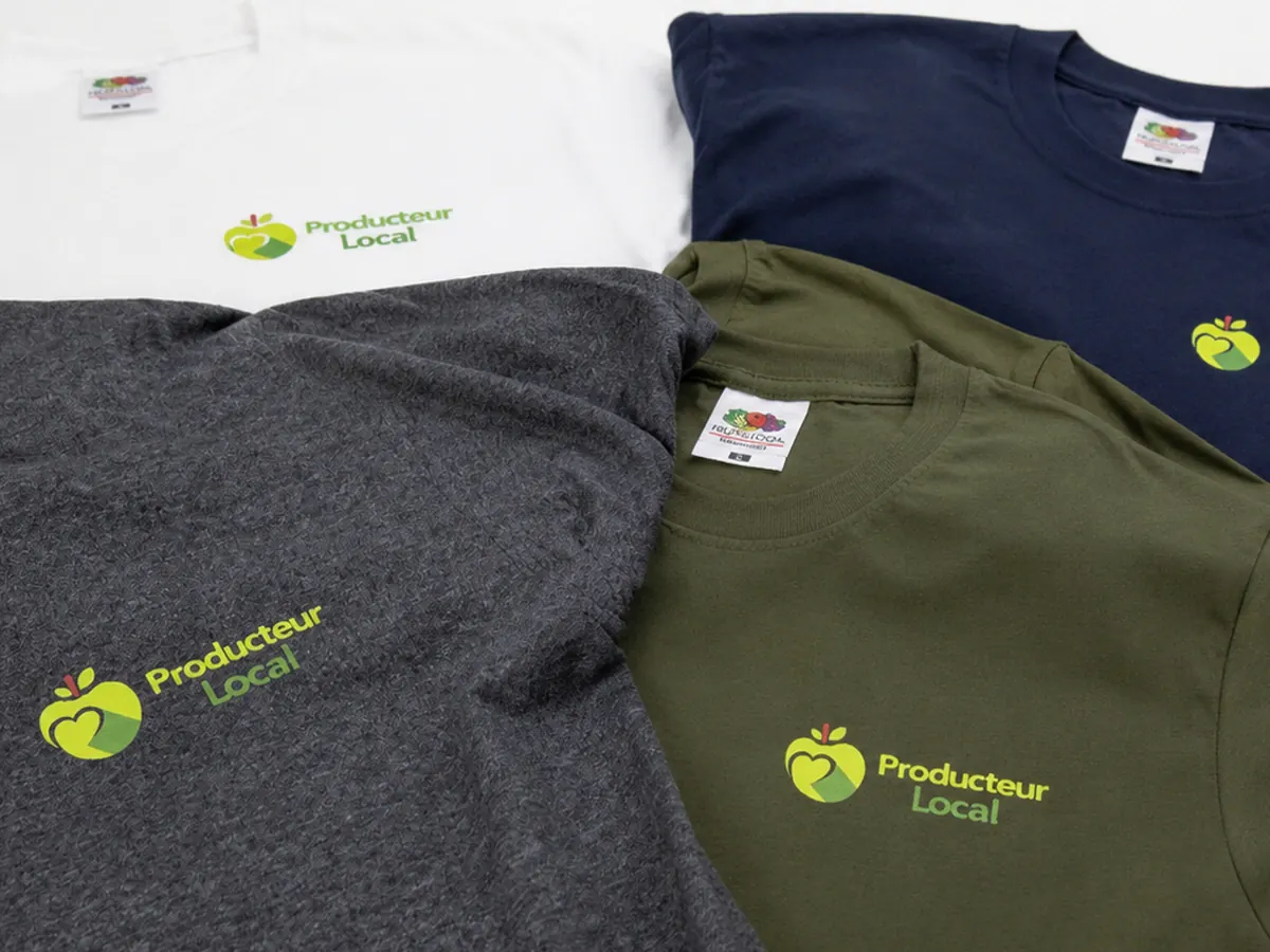 Logo couleur appliqué avec le procédé TopQuadri